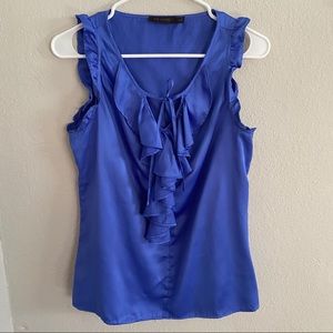 Ruffled Sleeveless Shirt